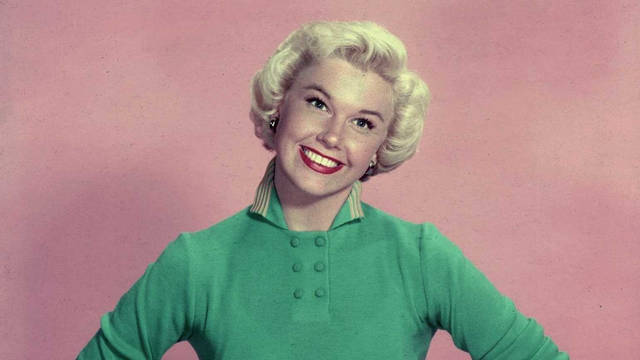 image of Doris Day smiling in a green dress