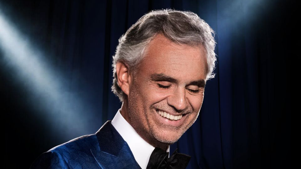 image of Italian opera tenor Andrea Bocelli