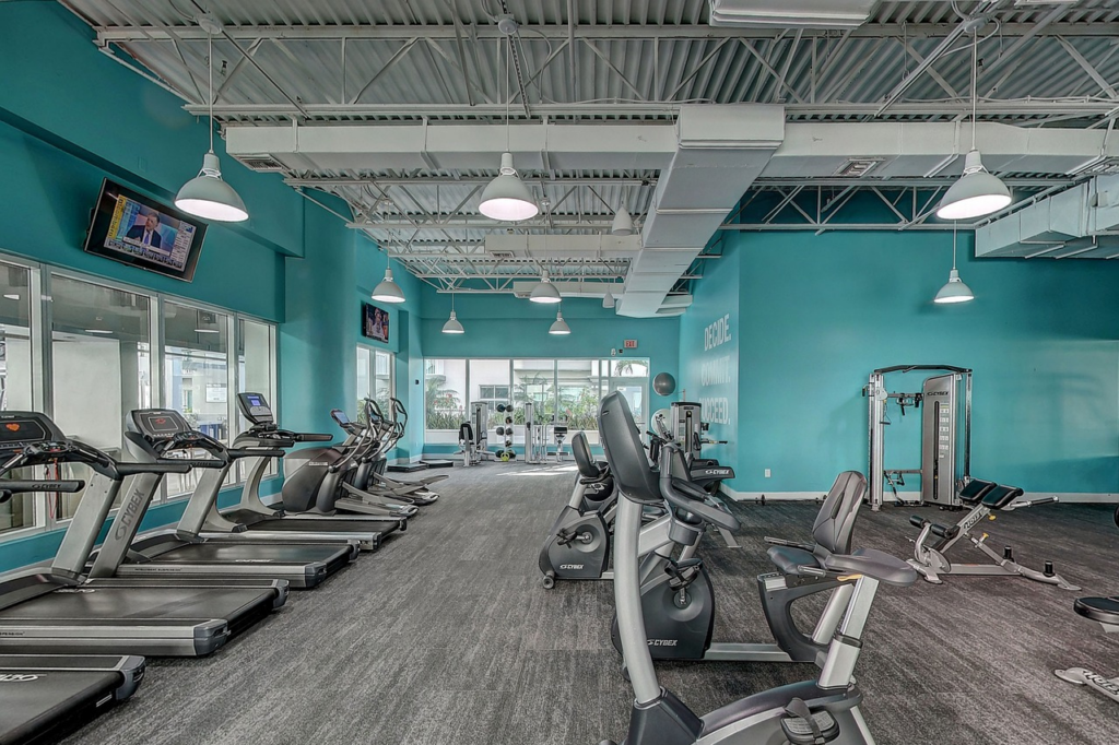 a gym.