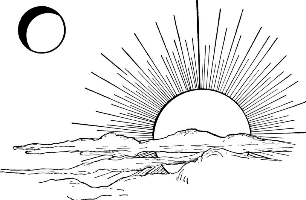 the Sun and moon.
