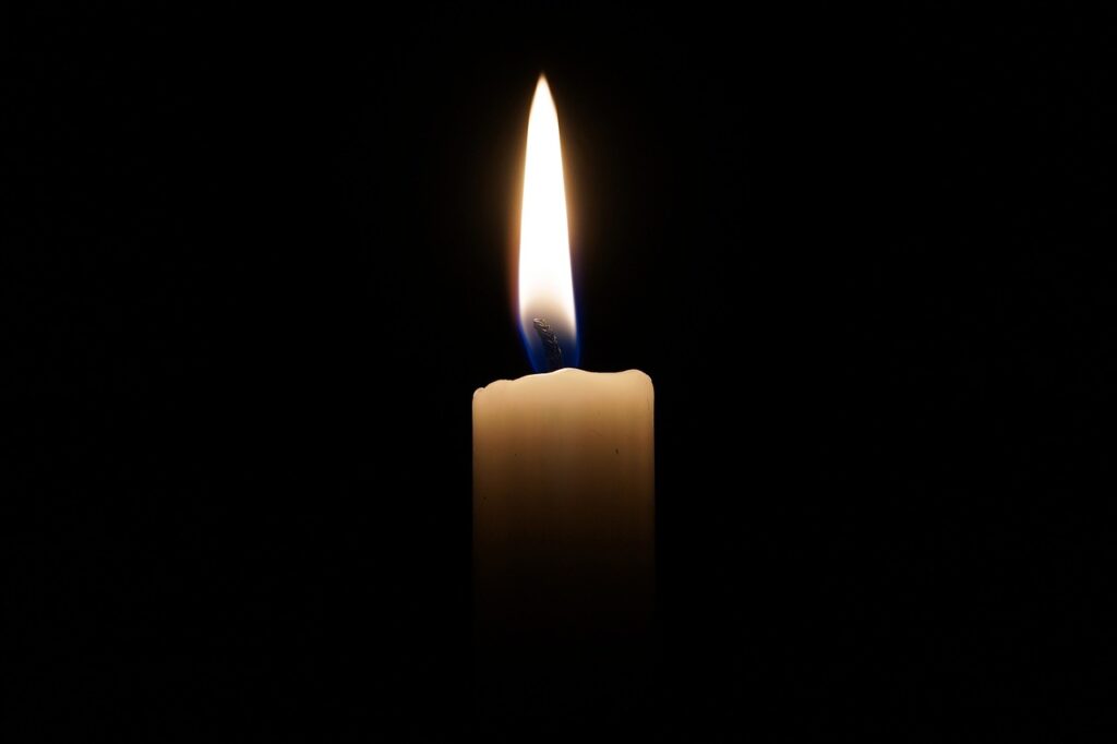 A candle.