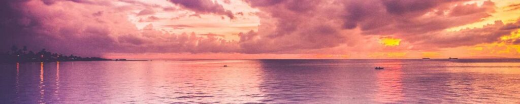 a sunset.