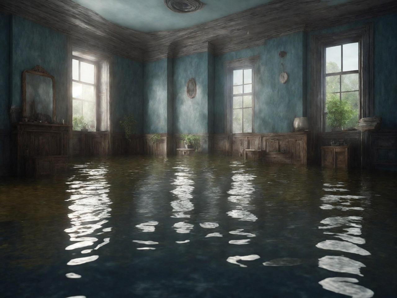 a flood.