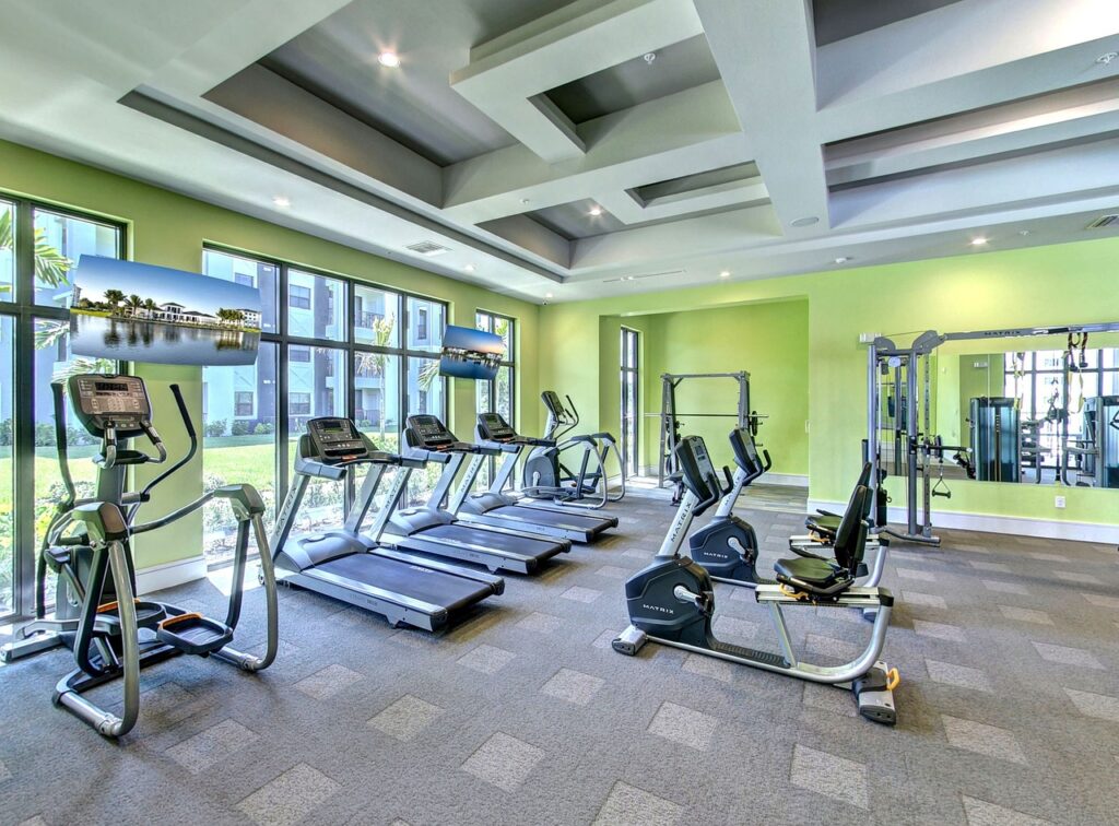 a gym.