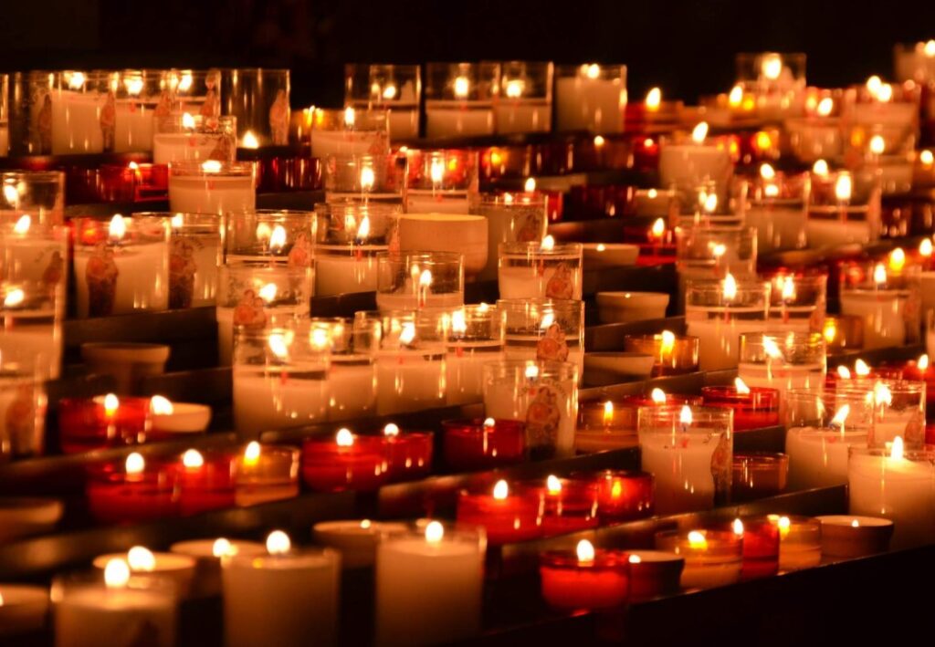religious candles.