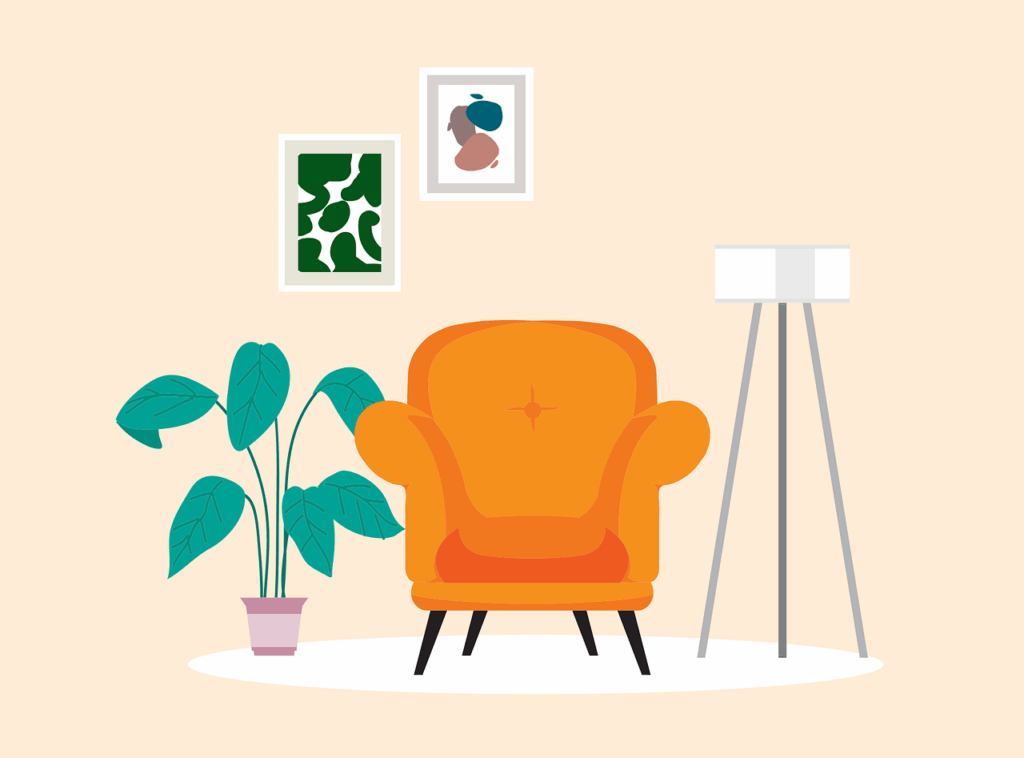 Living room.