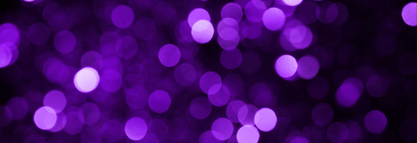 Purple sparkly lights,