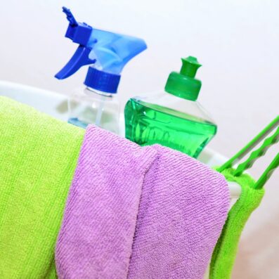 cleaning materials.