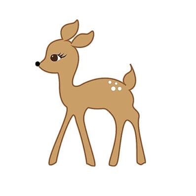 a small bambi like deer.