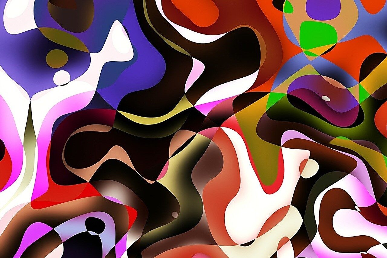 an abstract pattern.